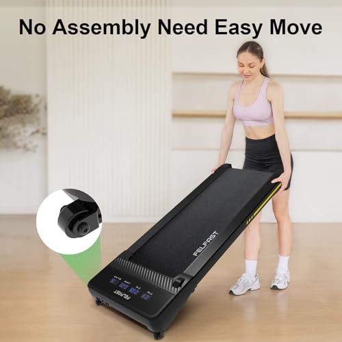 Walking Pad Treadmill with 12% Auto Incline, 265Lbs Weight Capacity, 4 MPH Max E4252
