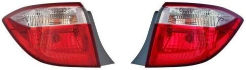 Pair Outer Tail Lights for 2014-2016 Toyota Corolla K8601