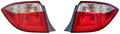 Pair Outer Tail Lights for 2014-2016 Toyota Corolla K8601