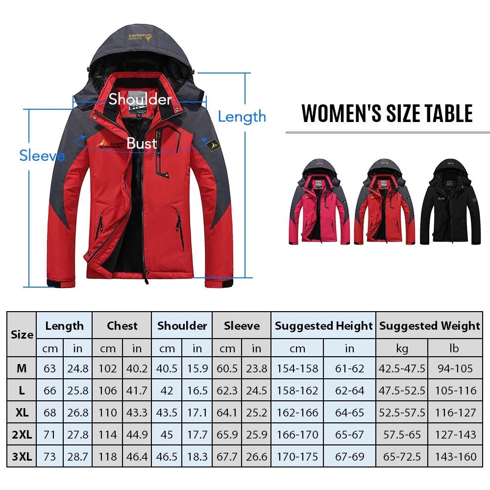 Waterproof Shell Ski Jacket F2335