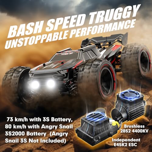 Brushless RC Car 4X4 Offroad Waterproof with 3S Battery D67682