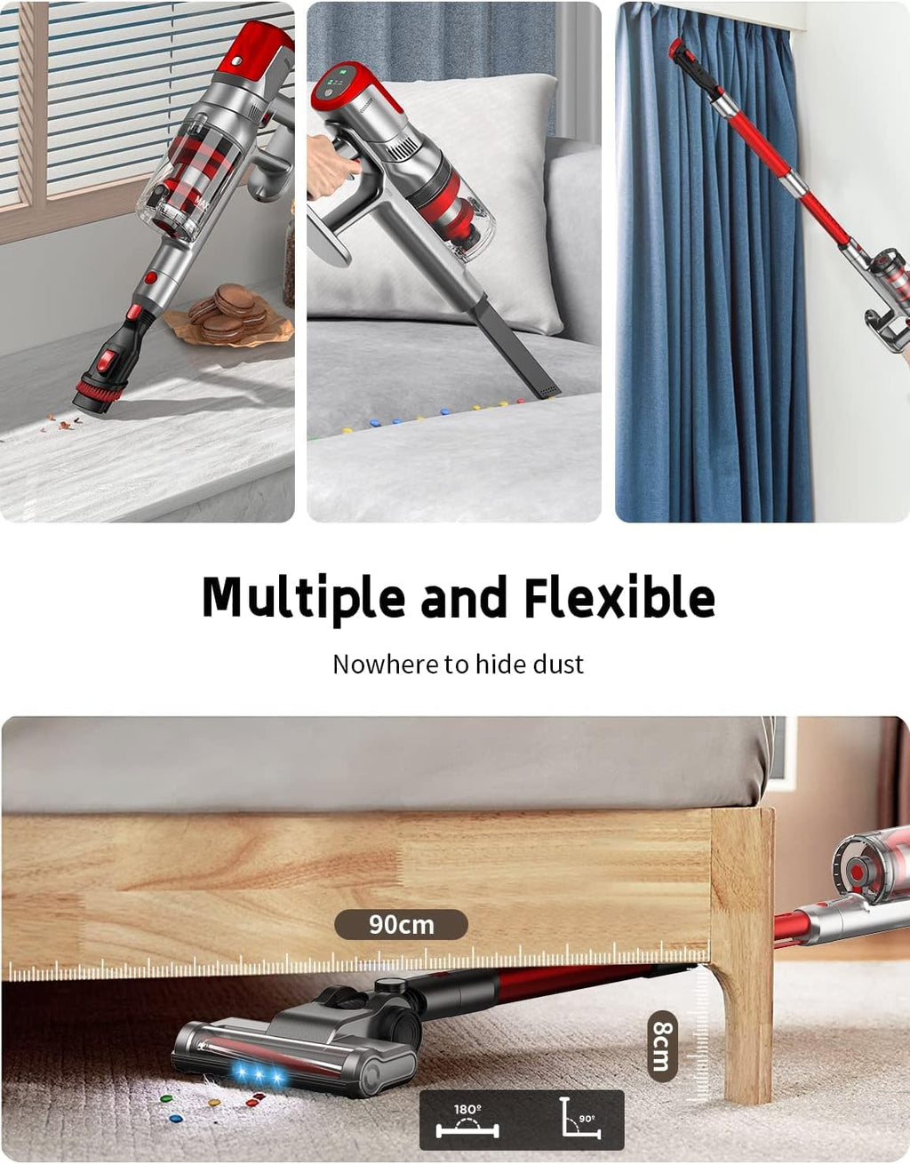 Cordless 4-in-1 Stick Vacuum Cleaner O8195