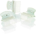 White Set of 10 Hot Roller Clips M531716