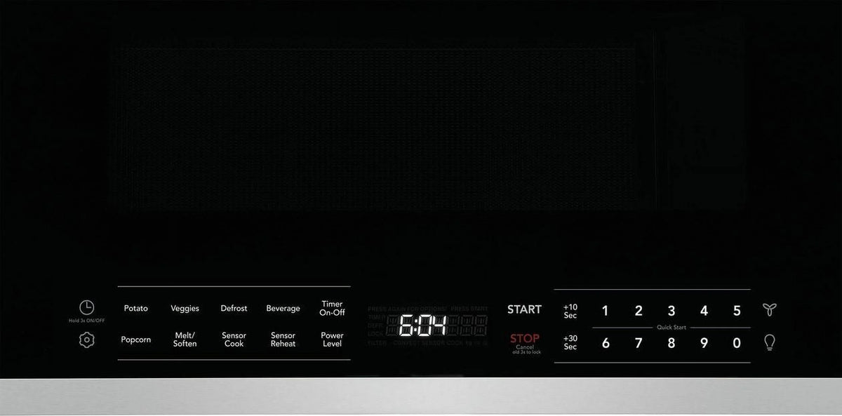 Black Stainless Steel Over The Range Microwave V490