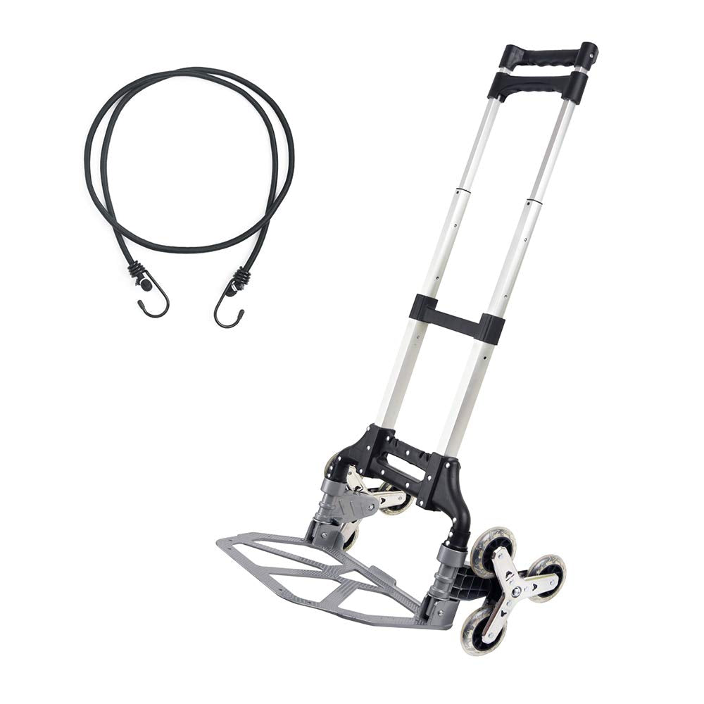 Aluminum Alloy 6 Crystal Wheels Stair Climbing Cart C62464