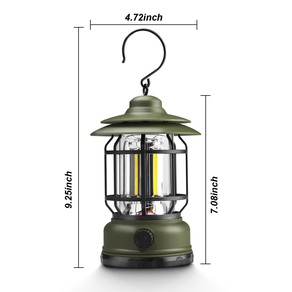 USB Rechargeable LED Camping Lantern Flashlight Lamp L113362