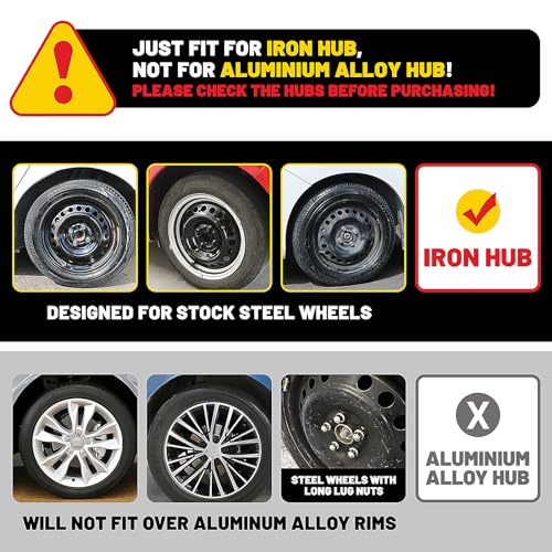 15 Inch Silver ABS Wheel Covers Set of 4 I2198