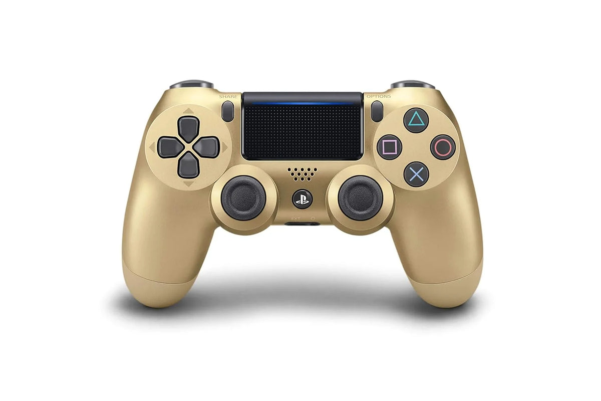 Gold Blue Wireless Controller Bundle with Charging Cable C4578