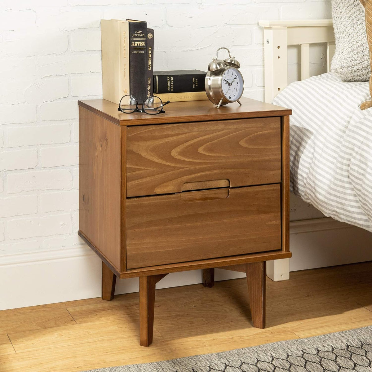 3 Drawer Mid Century Modern Wood Dresser R6860