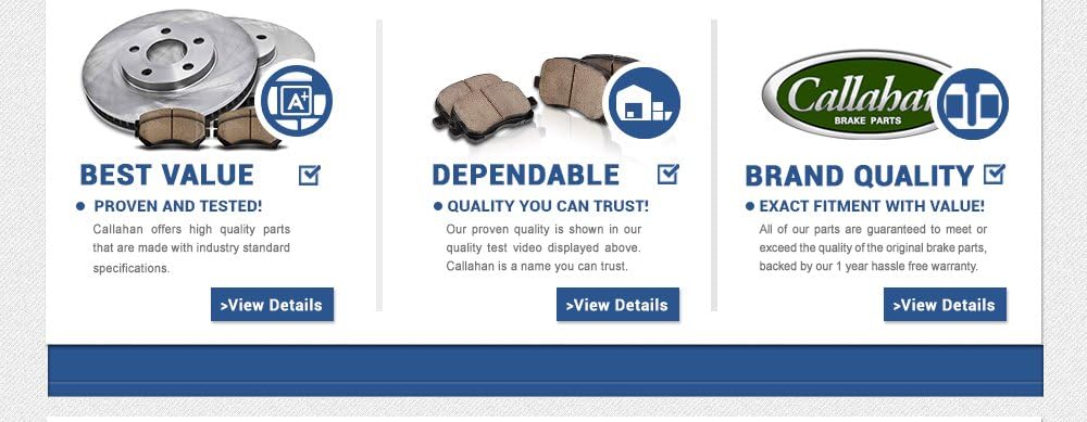 Brake Rotors + Ceramic Pads + Hardware N58758