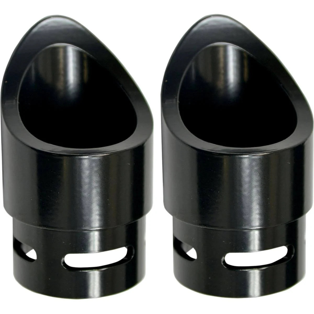 Black Mini Scalloped Exhaust Tip K380691