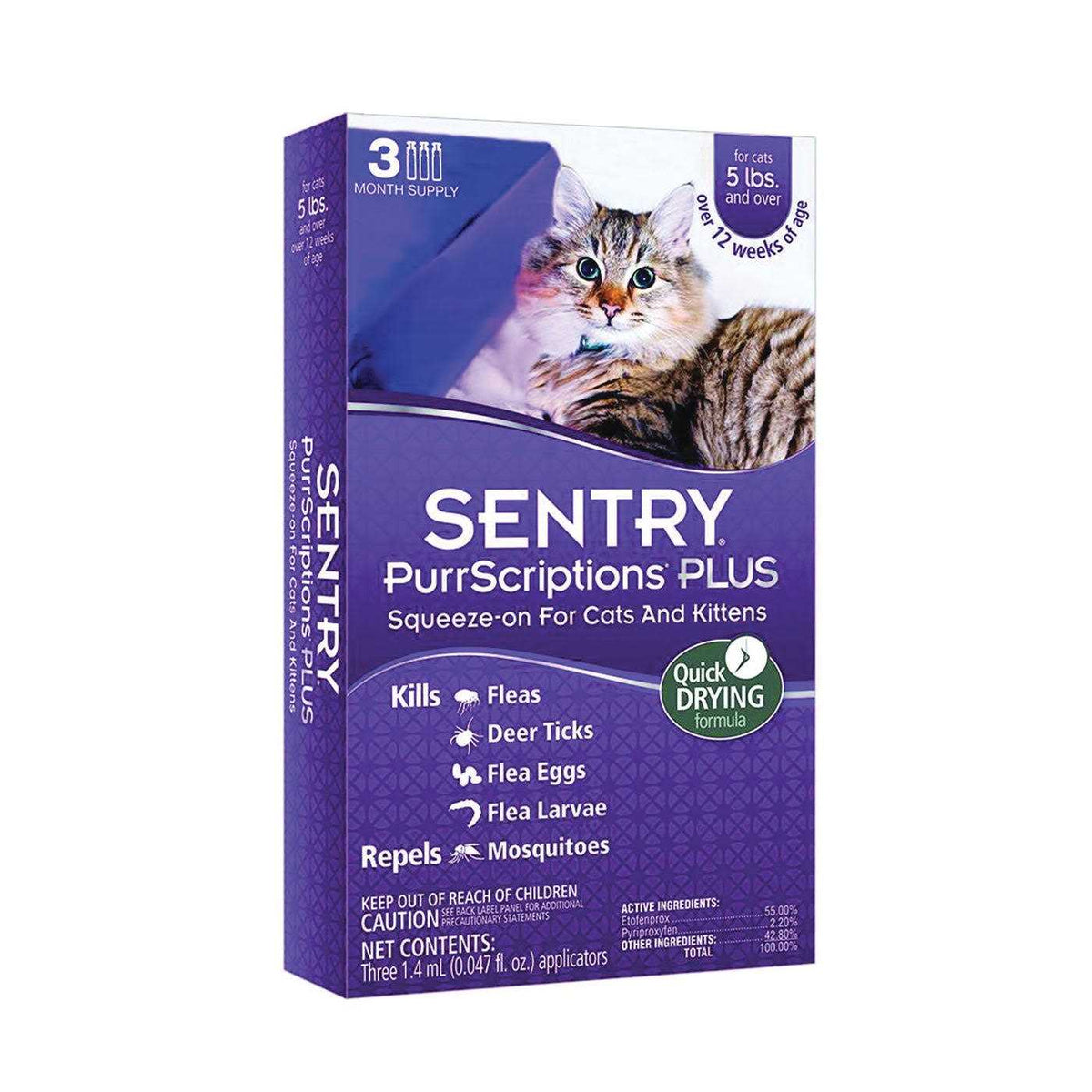 Flea & Tick Control for Cats & Kittens J68512