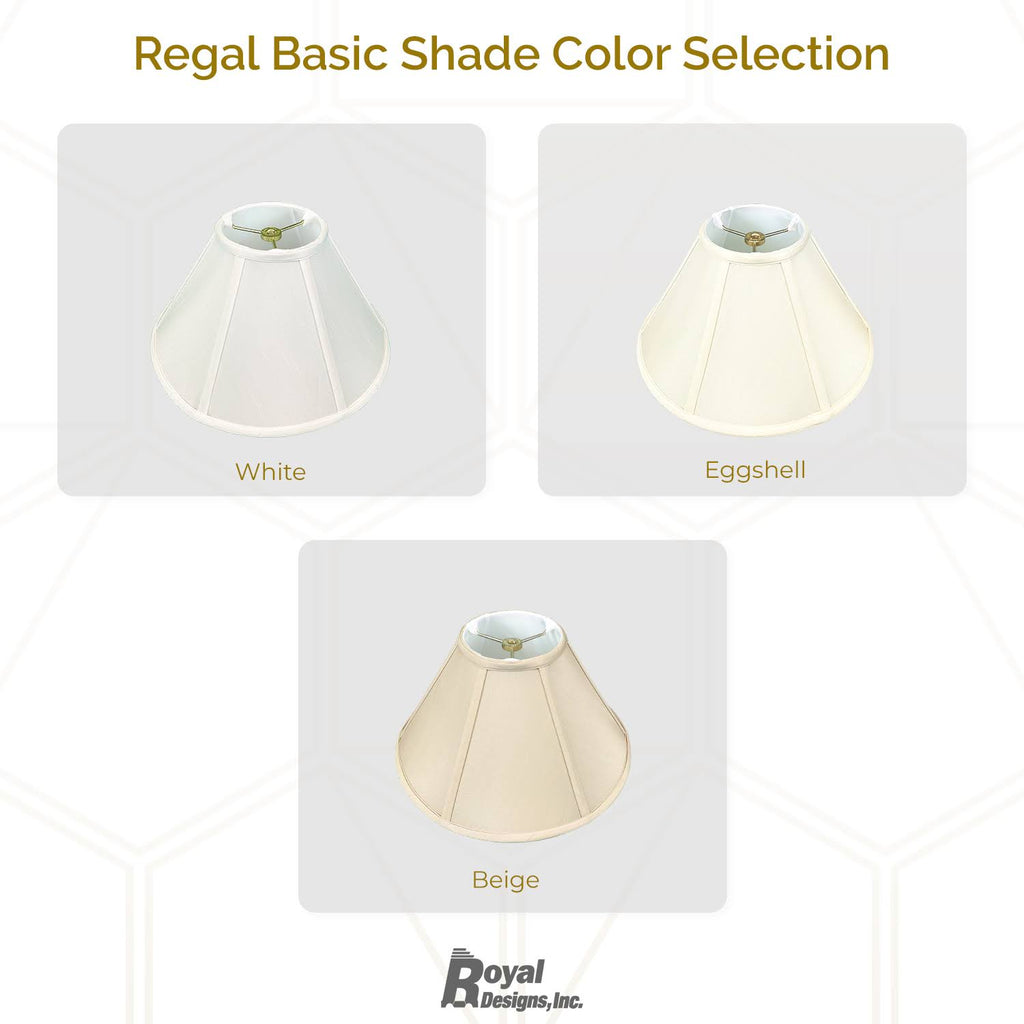 Eggshell 6x16x10 Lamp Shade Set of 2 J5134