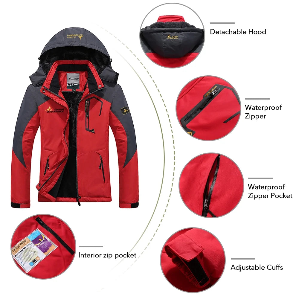 Waterproof Shell Ski Jacket F2335