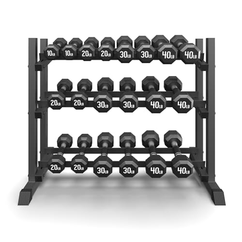 3-Tier 1200LB Capacity Dumbbell Rack Stand I437