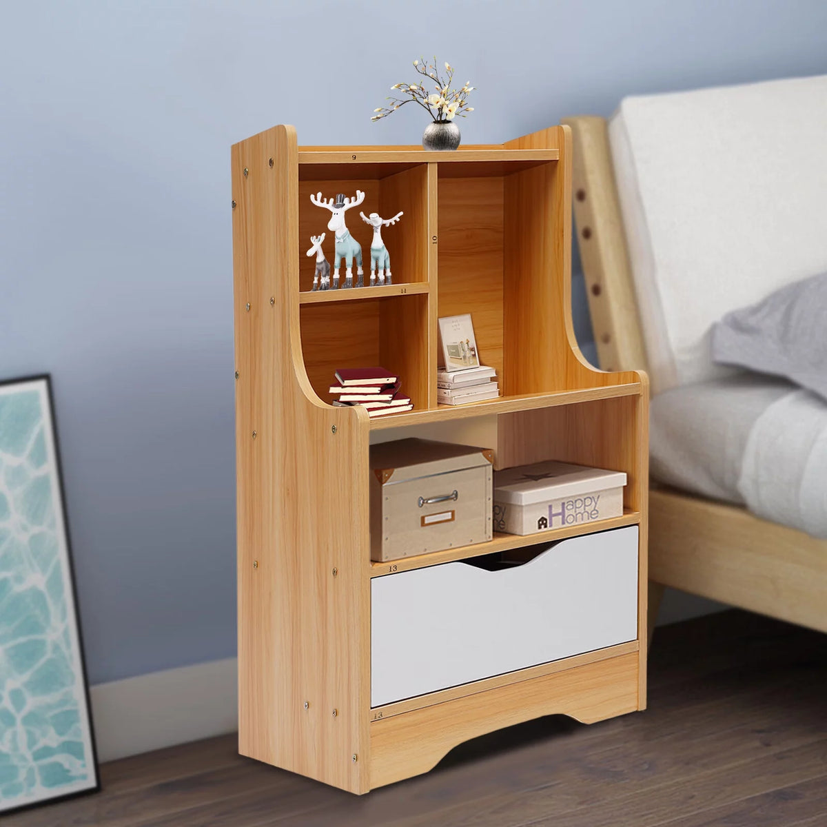 Narrow End Table with Storage Drawer E411131
