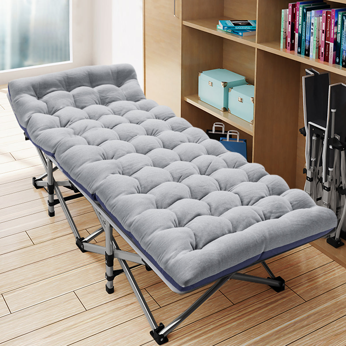 Camping Cot with Removable Pearl Pad & Carry Bag V68739