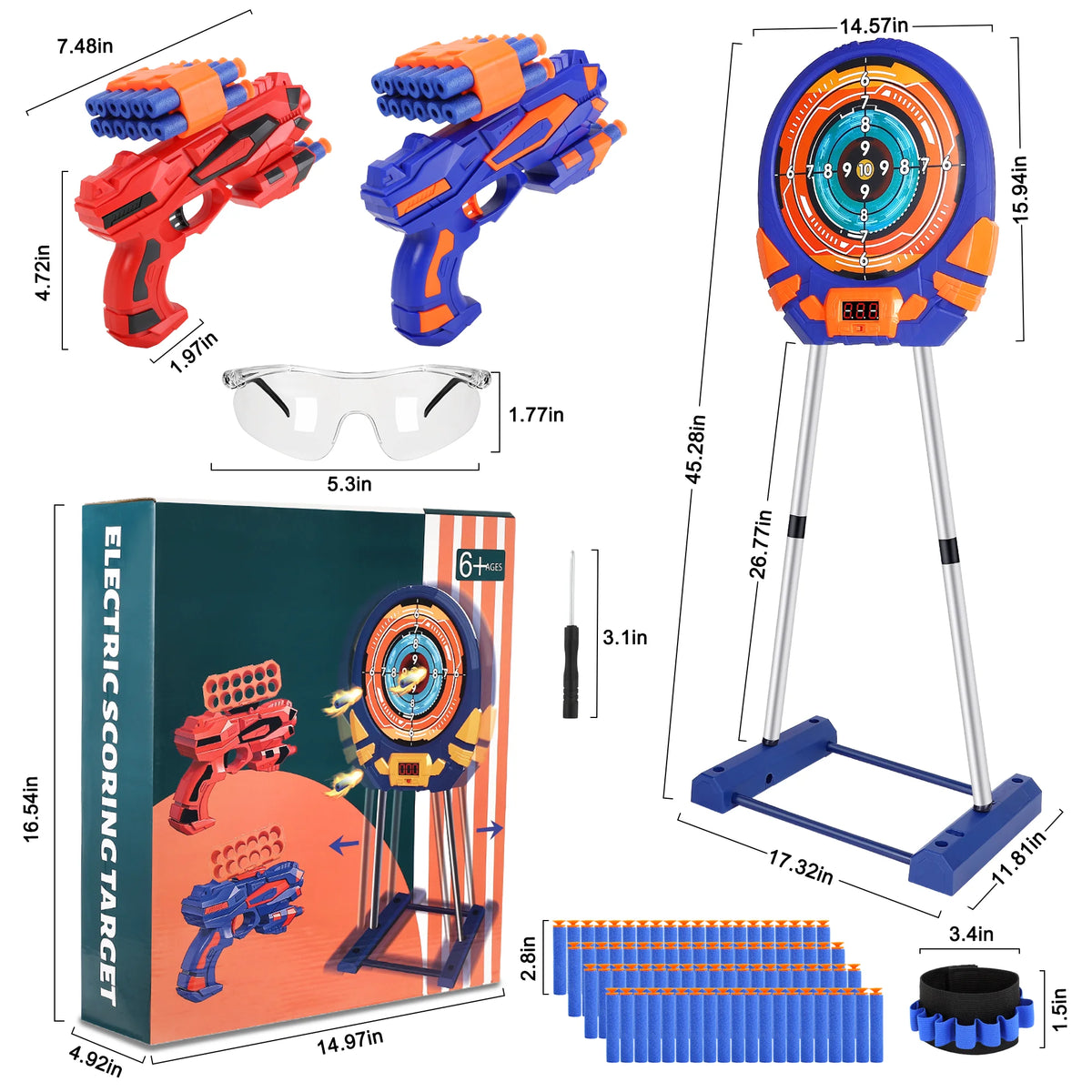 Digital Shooting Game Target with Touch Screen Y691097