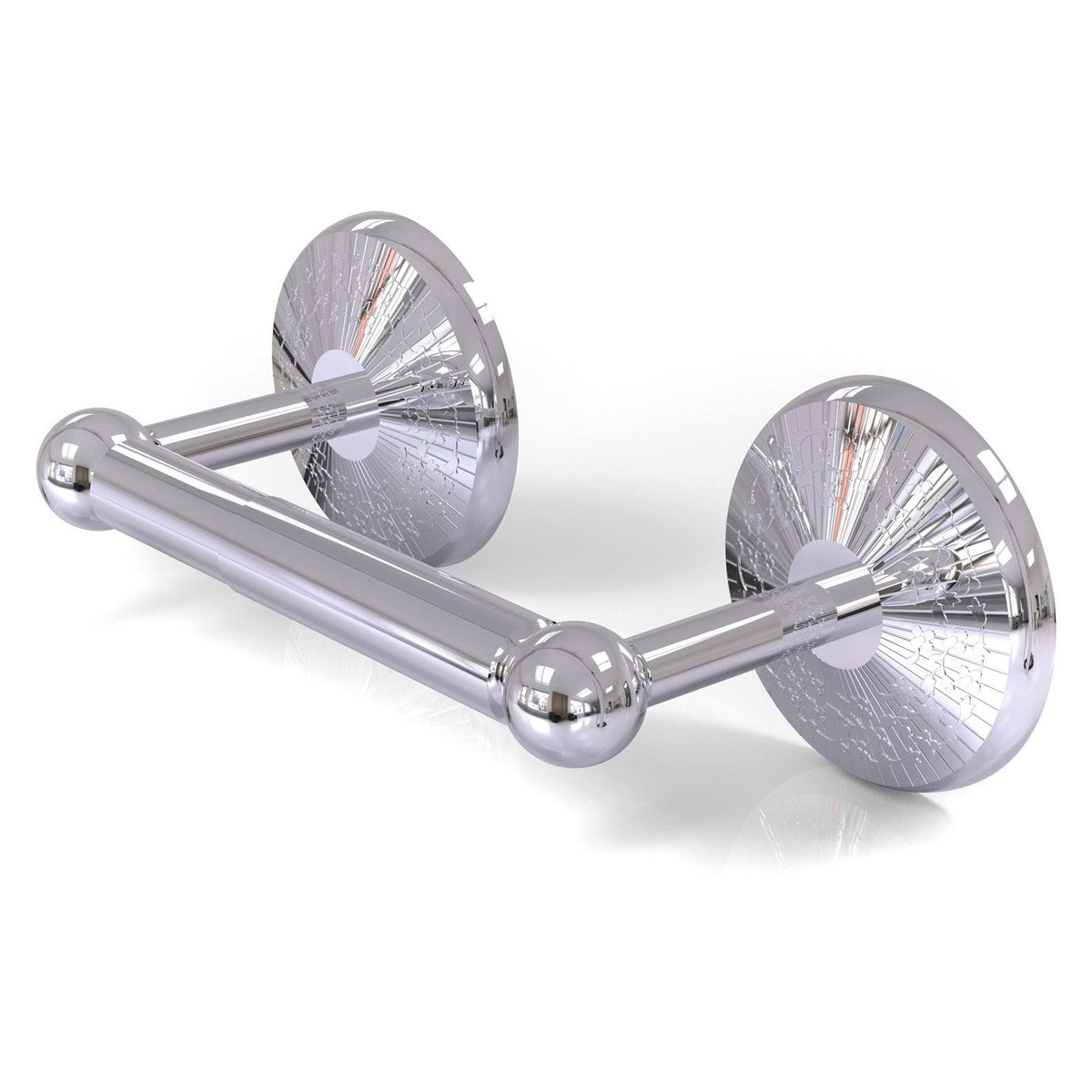 Polished Chrome 2 Post Toilet Tissue Holder O69911