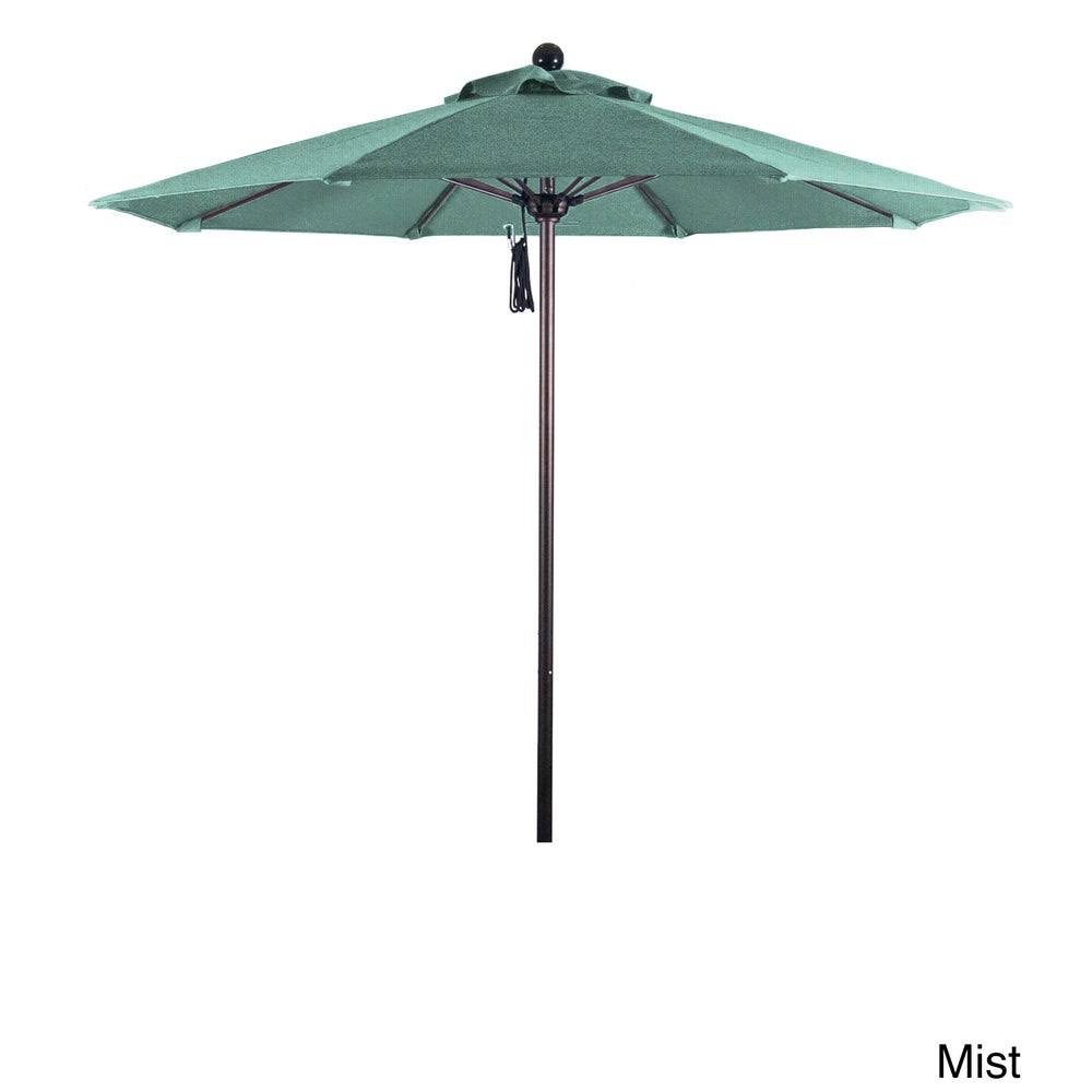 7.5 ft. Fiberglass Market Umbrella, Blue P38932