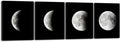 Moon Large Modern Giclee Canvas Prints Abstract Space Paintings on Stretched and Framed Canvas Wall Art U74812