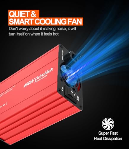 400W Car Power Inverter Dual DC 12V to 110V AC USB C 65W G921