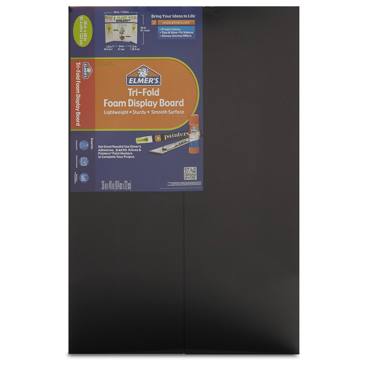 Black 36x48 inch Foam Display Board Pack of 12 T20136