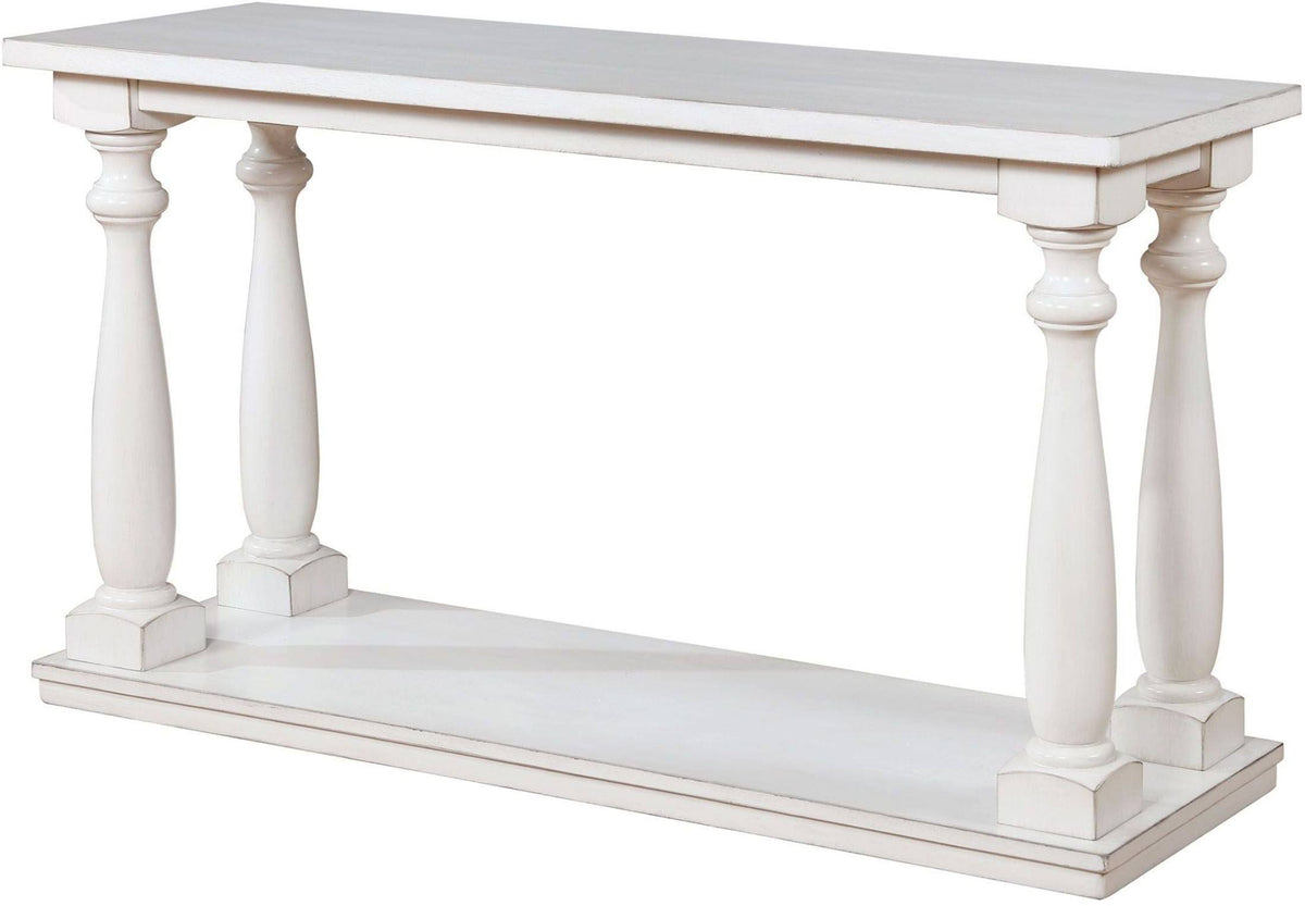 Antique White Sofa Table C566