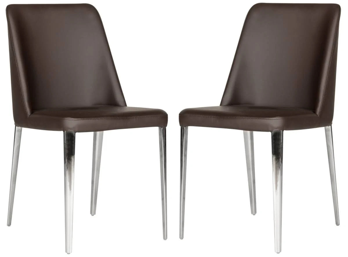 Set of 2 White Side Chair M120