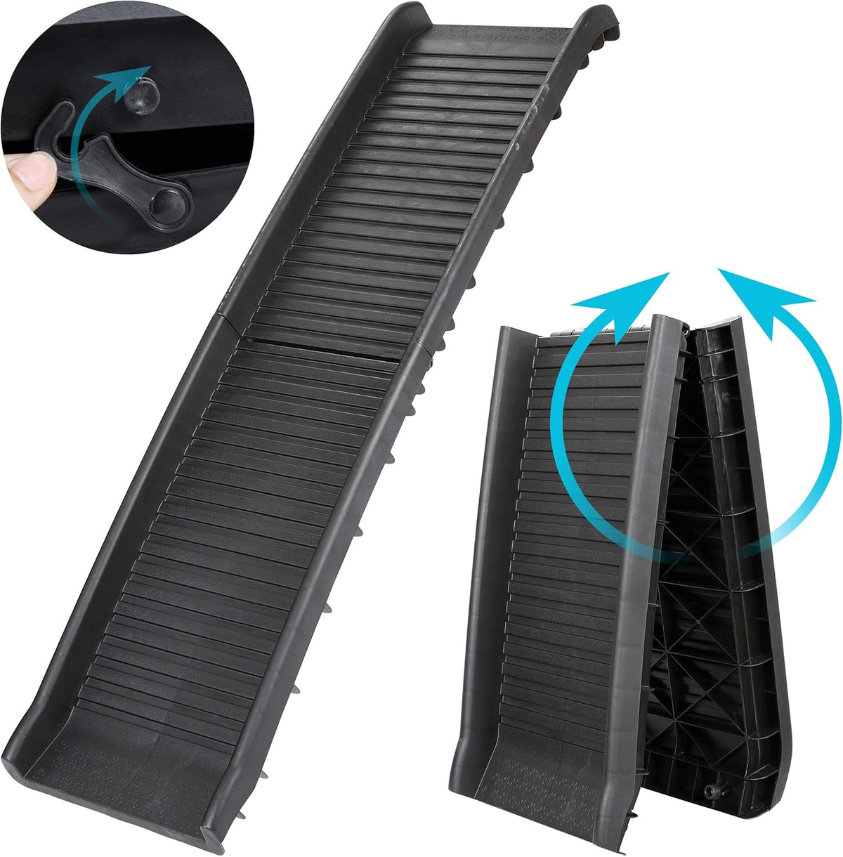62 Inches Folding Pet Ramp Pack of 2 T70582