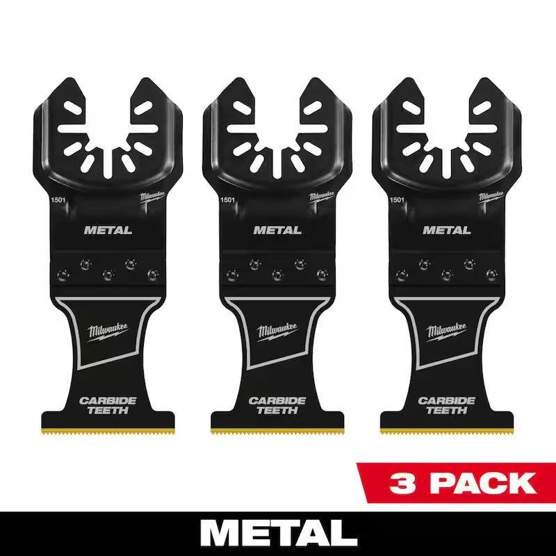 Carbide Metal Cutting Oscillating Blade 3-Pack X6025