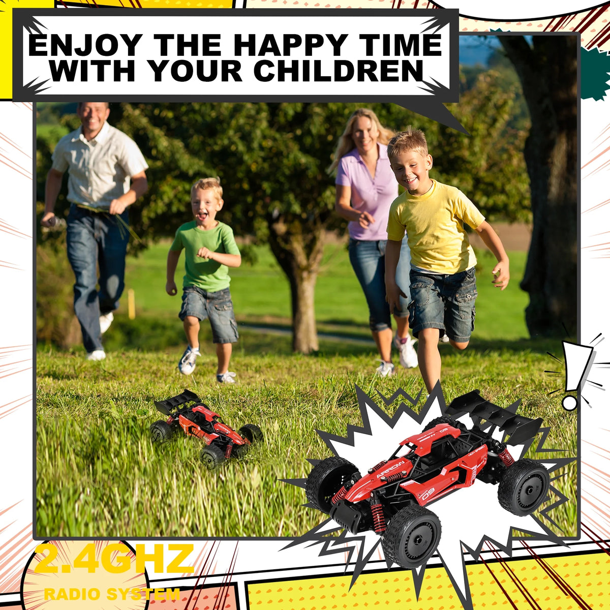 Remote Control Car 1:14 Alloy High Speed RC Racing Car I77801