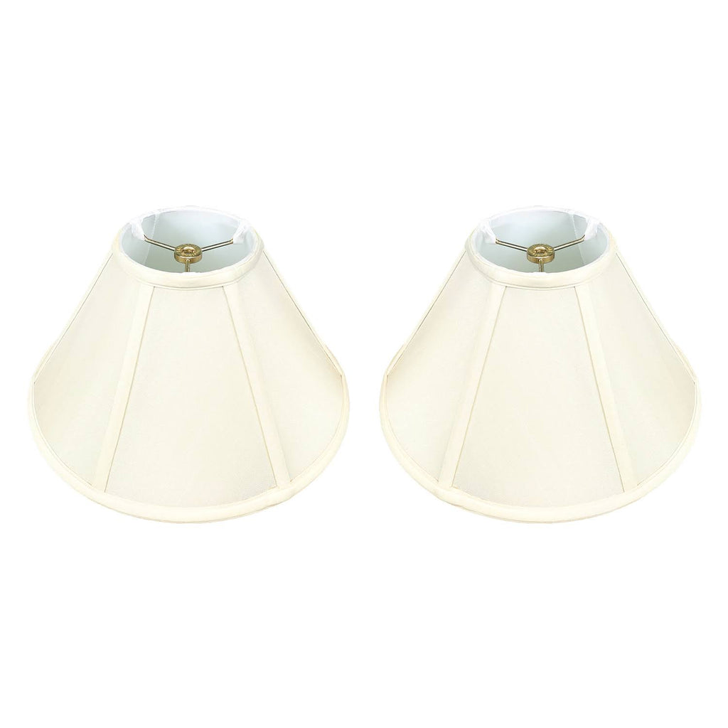 Eggshell 6x16x10 Lamp Shade Set of 2 J5134