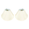 Eggshell 6x16x10 Lamp Shade Set of 2 J5134