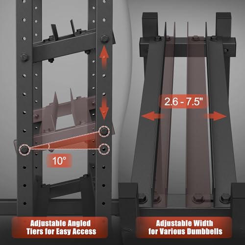 3-Tier 1200LB Capacity Dumbbell Rack Stand I437