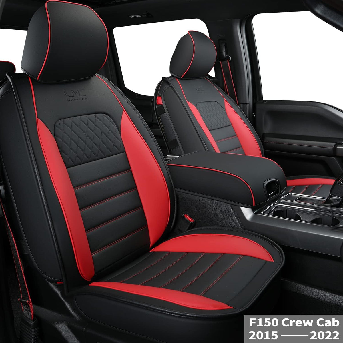 Black 2 pcs Front Seat Covers W91219