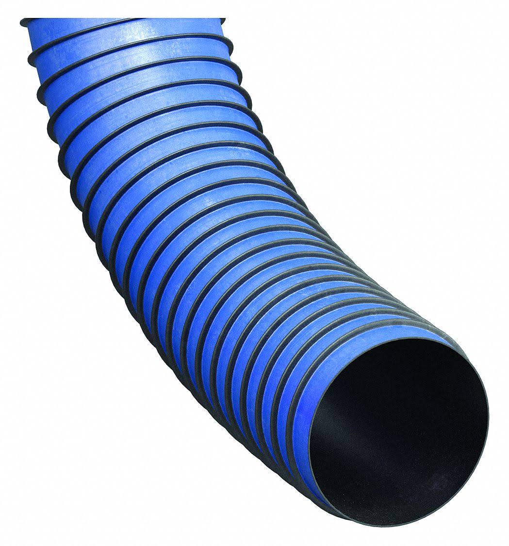 Black Industrial Ducting Hose, 12 in Dia, 25 ft Length, 6 PSI V486