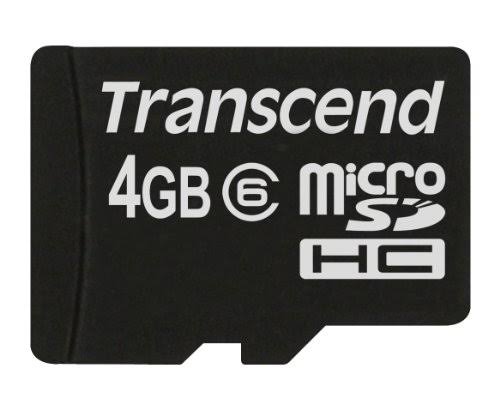 4GB microSD High Capacity Card (Class 6) P2096